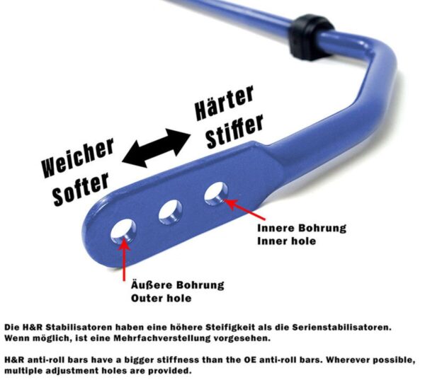 H&R Stabilisator VA mit ABE VA Ø 22 mm – Bild 4