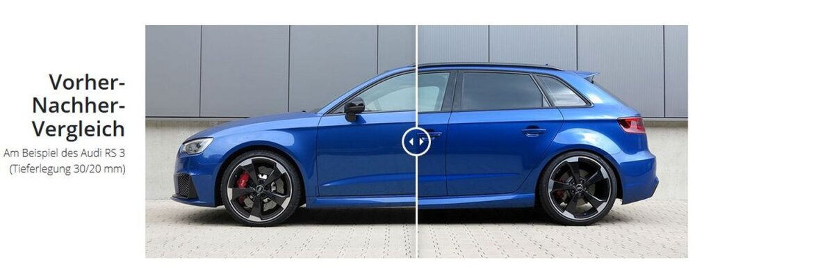 H&R Tieferlegungsfedern mit ABE VA 20 / HA 20 mm – Bild 3